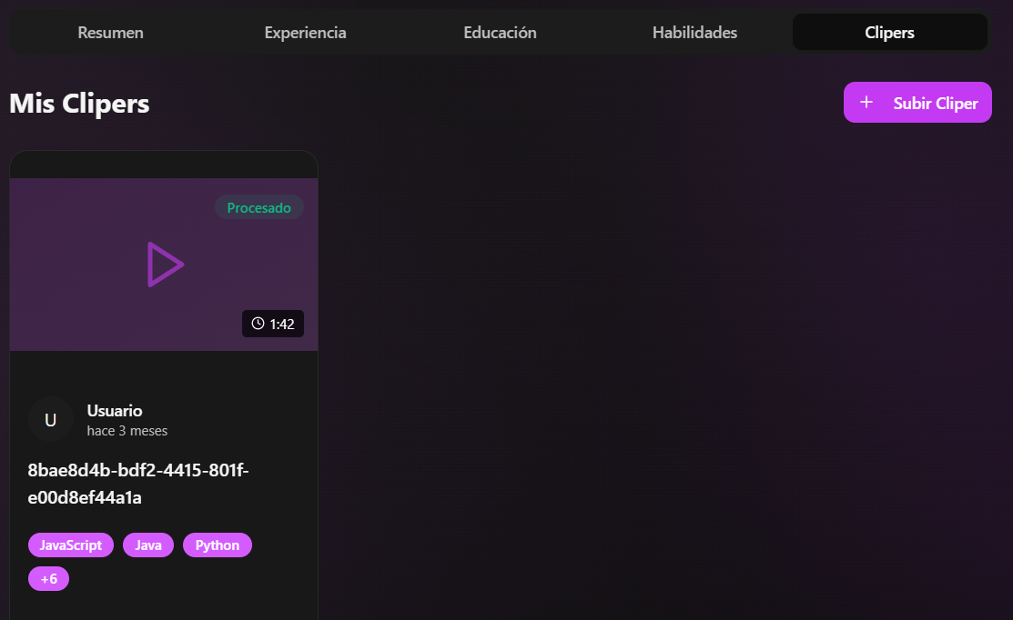 API selectora por IA